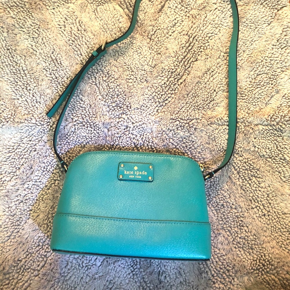 Teal Kate Spade Crossbody Purse